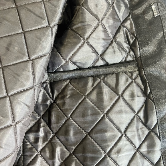 Vintage tuffy anr coat black 38R United States buttons retro - Picture 5 of 7